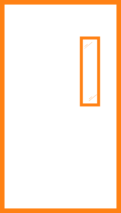 commercial door with 6x27 glass kit lite kit