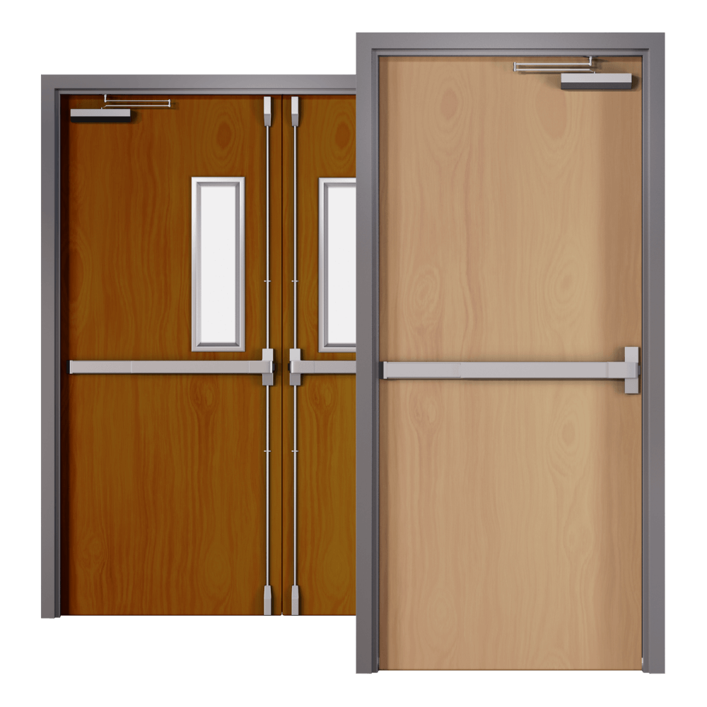 commercial solid wood doors